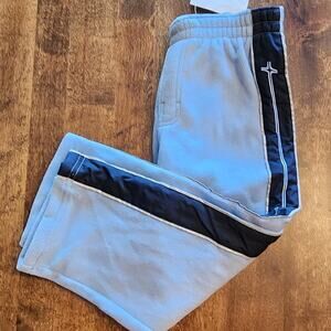 OLD NAVY KIDS Fleece Pants - Light Blue w Navy Stripes - Size 3T - Pocket